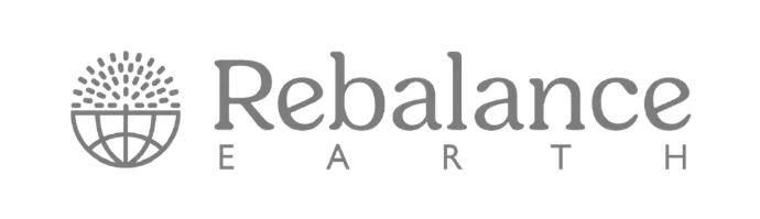 Rebalance Earth logo - INDUSTRIA technology partner for nature-based carbon credit and blockchain tracking