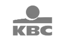 KBC Bank logo - INDUSTRIA partner for financial services software development and Odoo implementation