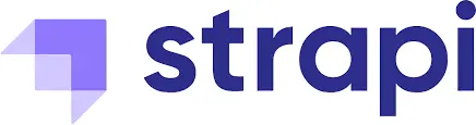 Purple Strapi open-source CMS logo.