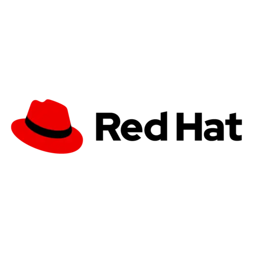 Official Red Hat logo with the red fedora.